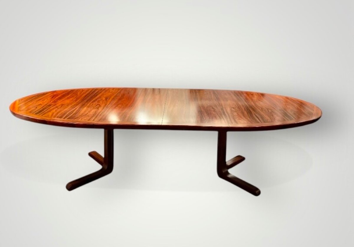 Grande Table à Dîner, De Conférence Ou Même Bureau.travail Scandinave Circa 1960/1970